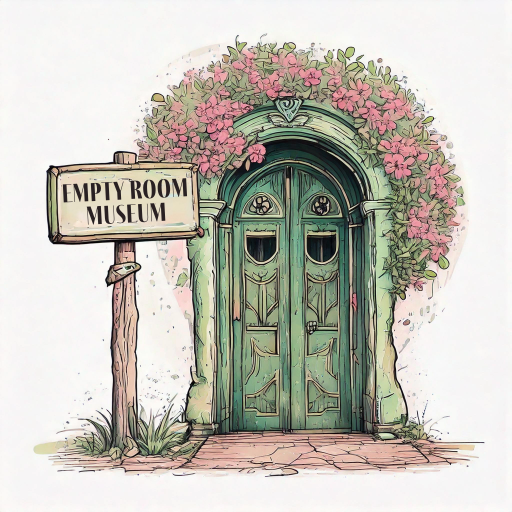 door and sign "empty room museum"